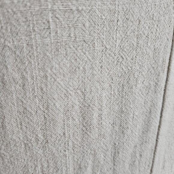 Tysa by Reformation Dress Linen Womens 0 Neutral Natural Pockets Beach Coverup - Picture 9 of 13